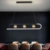 SteFik LED Diminum Chandelier Dinning Room Pendant Light 66W Living Room Glazing Hanging Lights Modern Simple Bar Creativity Personality Small Chandelier Remote Control Light 39.3 Inch 66W,Pendant view 1