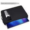 18.5 Inch Portable Monitor Case Sleeve Bag Compatible with Most Large 18.5 Inch Portable Monitor Water Resistant Carrying Pouch Bag with Pocket(18.1x11.8 Inch) view 3