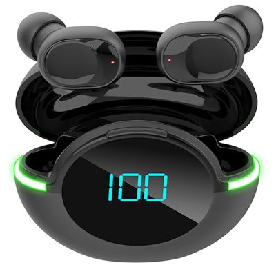 2024 Version True Wireless Bluetooth Earbuds with Charging Case Compatible with Apple & Android, Dual Connect, Built-in Microphone, Stereo Sound in-Ear Bluetooth Headphones Headset - Model 15