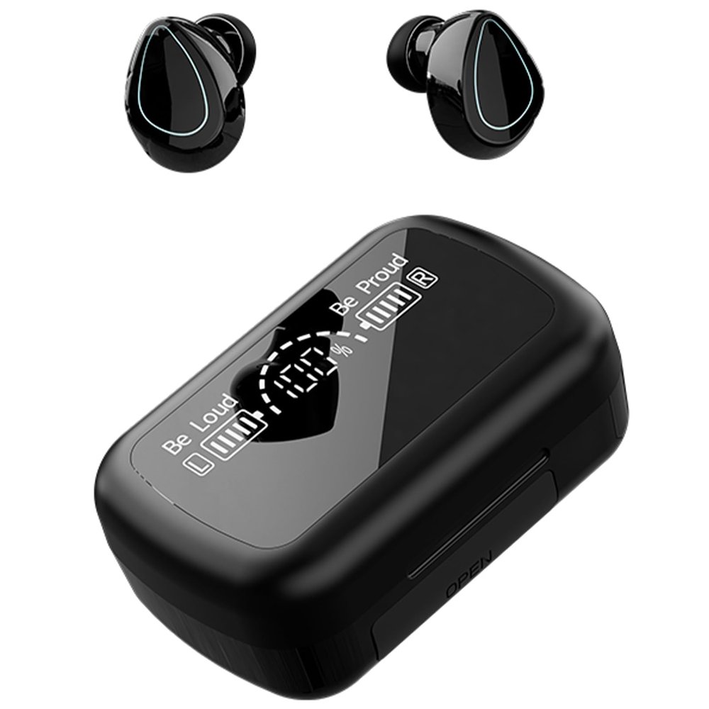 2024 Version True Wireless Bluetooth Earbuds with Charging Case Compatible with Apple & Android, Dual Connect, Built-in Microphone, Stereo Sound in-Ear Bluetooth Headphones Headset - Model 8