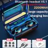 2024 Version True Wireless Bluetooth Earbuds with Charging Case Compatible with Apple & Android, Dual Connect, Built-in Microphone, Stereo Sound in-Ear Bluetooth Headphones Headset - Model 2 view 2