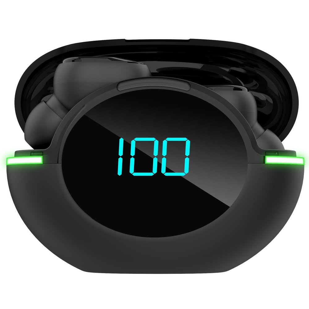 2024 Version True Wireless Bluetooth Earbuds with Charging Case Compatible with Apple & Android, Dual Connect, Built-in Microphone, Stereo Sound in-Ear Bluetooth Headphones Headset - Model 27