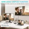 TIMBOOTECH Wireless HDMI Transmitter & 6 Receivers, Multiple TVs, 5.8G HDMI Wireless Extender, 1080P@60Hz, 820FT, KVM, IR Remote, HDMI Loop Out, Live Stream Video &Audio to Multiple Displays(1TX+6RX) view 2
