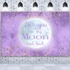 QICAIYUN Love You to The Moon and Back Backdrop Purple Background Stars and Moon Background Adults Newborn Kids Birthday Party Decorations Baby Shower Portrait Backdrop YUNTKYC003 view 1
