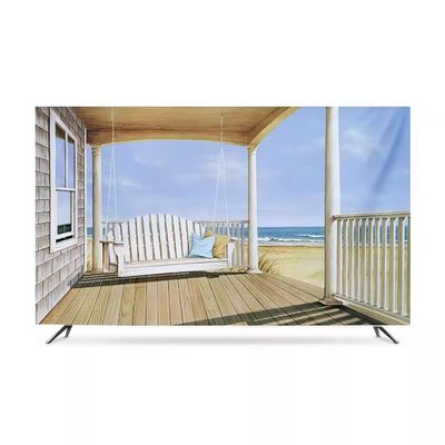 ABANO TV Covers Dust Cover Cloth, Sea Breeze/Warm Sun Computer TV Display Dust Cover Decorative Paintings TV Display Protectors Art TV Screen Dust Proof Protect TV Covers
