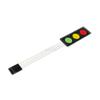 1pcs Matrix Array 3Keys Red+Yellow+Green Membrane Switch Keypad Keyboard Board view 2