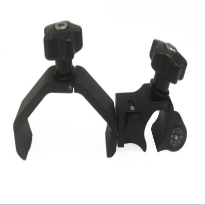 AMNOUR GPS Range Pole Holder with Compass Quick Release Pole clamp, JTSF9648