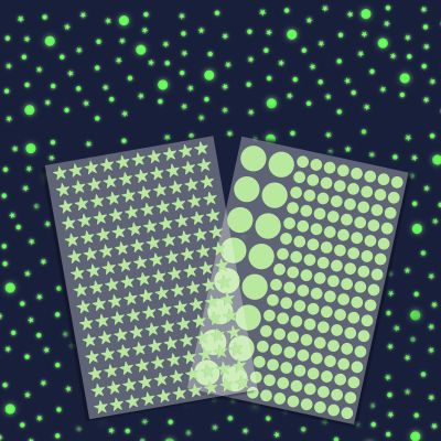 DUOFIRE Glow in The Dark Stars and Domed Dots, Ceiling Glow in The Dark, Ultra Bright Glowing Stars and Domed Dots of 294 PCS for Kids Room or Birthday Gift, Beautiful Wall Decals and Ceiling Decors