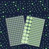 DUOFIRE Glow in The Dark Stars and Domed Dots, Ceiling Glow in The Dark, Ultra Bright Glowing Stars and Domed Dots of 294 PCS for Kids Room or Birthday Gift, Beautiful Wall Decals and Ceiling Decors view 1