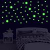 DUOFIRE Glow in The Dark Stars and Domed Dots, Ceiling Glow in The Dark, Ultra Bright Glowing Stars and Domed Dots of 294 PCS for Kids Room or Birthday Gift, Beautiful Wall Decals and Ceiling Decors view 2