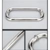 NANZU Push and Pull Shower Door Handle Stainless Steel Polished Finish, Replacement Bathroom Door Knobs Grab Bar for Shower Enclosures or Cabinet,Kitchen view 4