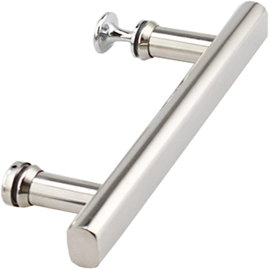 NANZU Bathroom Door Handle for Shower Enclosures Screen Internal/External Stainless Steel,Replacement Push and Pull Shower Door Knob Grab Bar