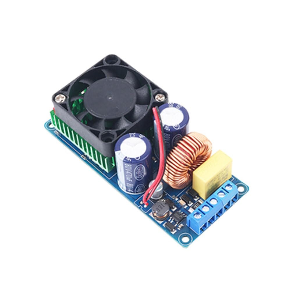 500W IRS2092S Mono Class D Digital Magnifier Board HiFi Power Amp w/Fan