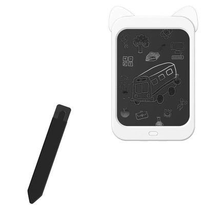 BoxWave Stylus Pouch Compatible with Zotarry Writing Tablet (10 in) - Stylus PortaPouch, Pen Stylii Holder Carrier Portable Self-Adhesive - Jet Black