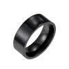 ALIWO Multifunctional Waterproof NFC Smart Ring Smart Wearable Ring Compatible with Android/iOS Apps (Color : Black, Size : 5#) view 1