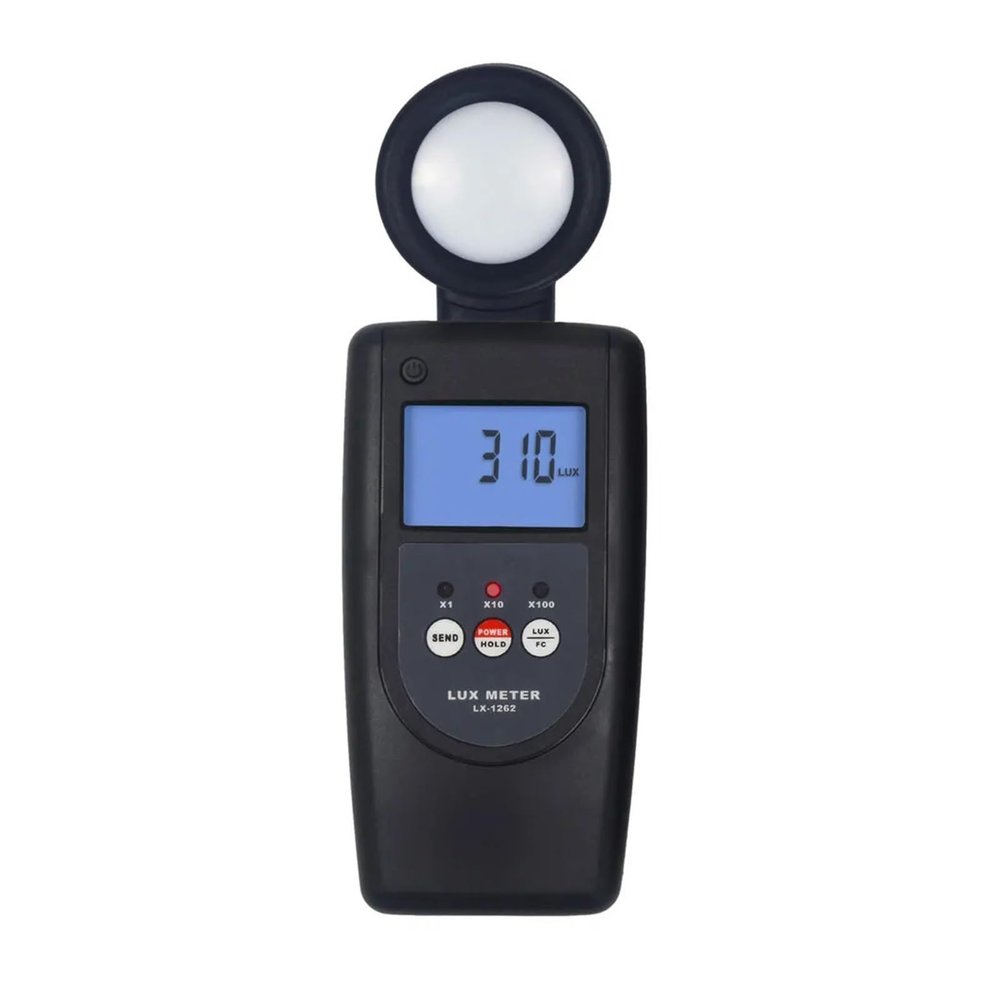 FUNTLY Digital Lux Meter LX-1262 500,000 Lux Wide Measuring Range and high Resolution