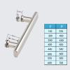 NANZU Bathroom Door Handle for Shower Enclosures Screen Internal/External Stainless Steel,Replacement Push and Pull Shower Door Knob Grab Bar view 3