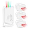 GREENCYCLE Motion Dectectors, Outdoor Motion Sensor Alarm, Driveaway Alarm Home Security Business Detector Alert System, Infrared PIR Sensor Waterproof Long Range Protect Property -1Alarm 3Sensors view 1