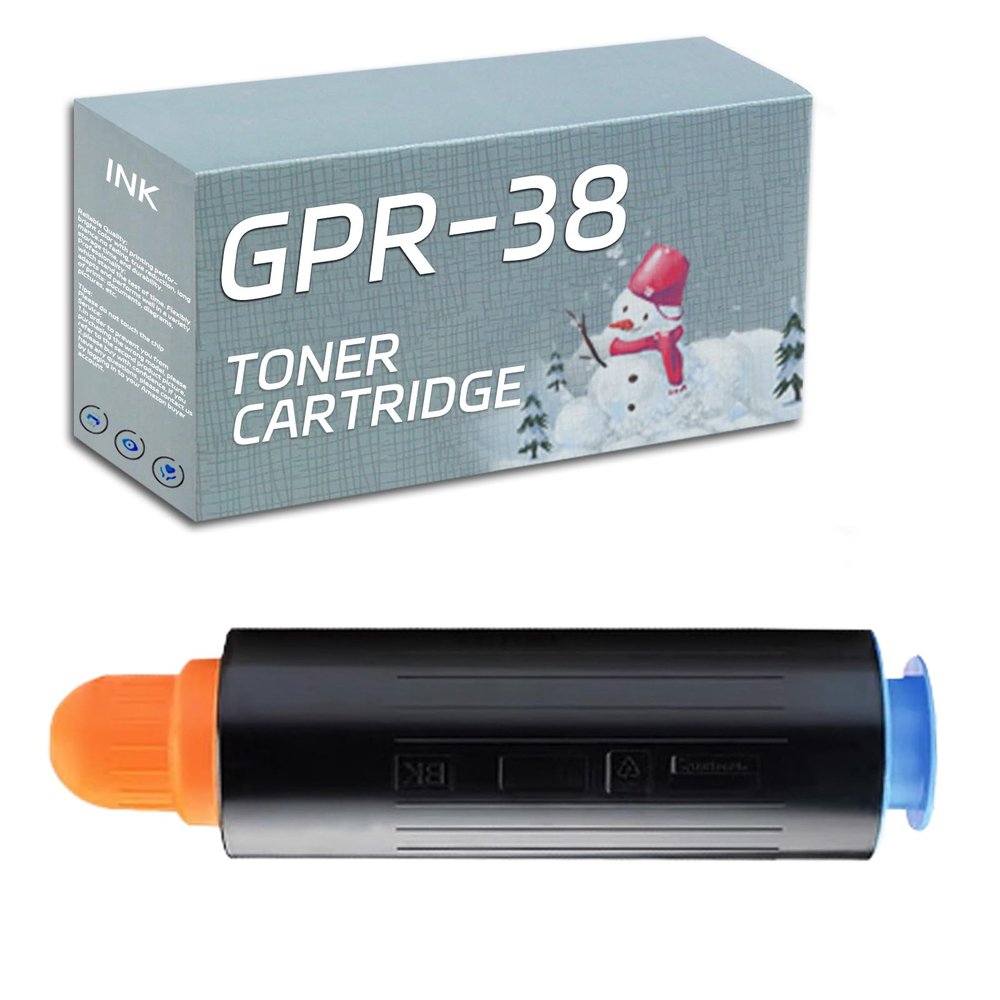 GPR-38 Black Toner Cartridge High Yield Compatible Replacement Works for Canon IR6065 IR6055 IR6075 IR6255 IR6265 IR6275 Printer Black 1 Pack