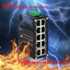 Mini Industrial 8-Port 10/100/1000T 802.3at PoE + 2-Port 10/100/1000T Din Rail Mount Compact Ethernet Switch, 48~57V DC Unmanaged Network Switch 20Gbps Switching Capacity view 4