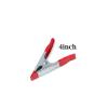 3pcs Metal Spring Clamps 2"-9" Clip Soft Plastic Tips Grip Photos Craft Clips Tools Wedding Clips Carpentry Clips Hand Tool (Color : 3pcs-01) view 2