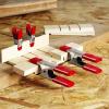 3pcs Metal Spring Clamps 2"-9" Clip Soft Plastic Tips Grip Photos Craft Clips Tools Wedding Clips Carpentry Clips Hand Tool (Color : 3pcs-01) view 3