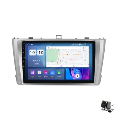 ADMLZQQ Double Din Car Stereo Multimedia with Bluetooth and 9" Touchscreen Android 11 for Toyota Avensis 2008-2015,with GPS/Car-Play Android/SWC/Backup Camera/Mirror Link/4G WiFi,Y4 8+128g