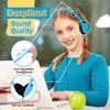 Yoley Classroom Headphones Bulk 54 Pack, Student On Ear Headsets, Comfy Swivel Earphones for Classroom, Library, School, Airplane, for Online Learning and Travel, Stereo Sound 3.5mm Jack (12 Colors) view 2