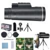 500x Night Vision Ultra-Portable Telescope, with Phone Adapter & Tripod & Hand Strap, 500x Telescope for Bird Watching Travel Camping Hiking Travel (Set-A) view 1