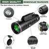 500x Night Vision Ultra-Portable Telescope, with Phone Adapter & Tripod & Hand Strap, 500x Telescope for Bird Watching Travel Camping Hiking Travel (Set-A) view 2