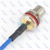 N Type Female to Female Jack Straight with 20in 50cm RG402 RG141 RG-402Blue Semi Flexible Jumper Low Loss Cable view 3