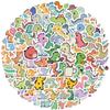 100PCS Cute Dinosaur Stickers for Kids, Hapiuen Waterproof Vinyl Small Stickers Packs for Water Bottle Laptop Phone Skateboard Scrapbook, Teaching Rewards,Party Supplies (Dinosaur) view 1