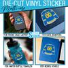 Hockey Personalized Sticker, Custom Name Number Ice Hockey Jersey Back Side Waterproof Die-Cut Vinyl Sticker Decal for Water Bottle, Phone, Laptop, Hockey Sticks Birthday Gifts Sports Lover for Men view 3