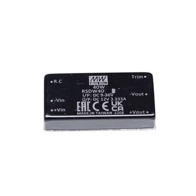 Mean Well RSDW 40W 3.3V 10A Power Supply Converter RSDW40G-03 DC-DC 2"1" Package Single Output Switching Power Supply Driver Transformer