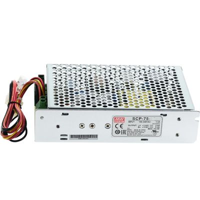 Mean Well SCP 75W 13.8V 5.4A Switching Power Supply SCP-75-12 AC/DC Single Output Power Supply Driver Converter Transformer with LED Indicator,Temperature Compensation