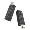 Lcantve Mini 4K HDMI Fiber Converter Supporting 4K*2K@30Hz Resolution, Uncompressed HDMI Video Fiber Extender with 10G SFP Modules, Up to 20KM Over Single Mode LC Fiber view 1