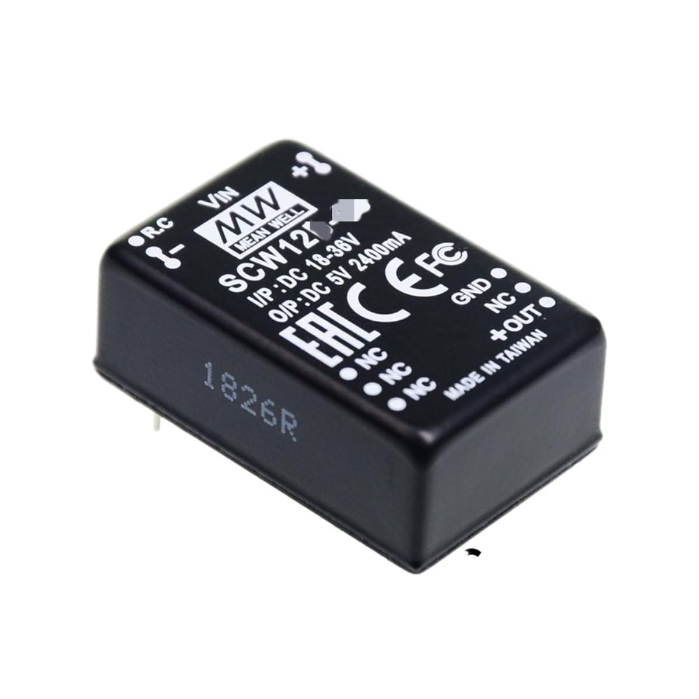 Mean Well SCW 20W 5V 4000mA Power Supply Converter SCW20B-05 DC/DC Single Output Switching Power Supply Driver Transformer