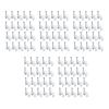 Pilipane 100 PCS 5mm Steel Nail Line Clips, for Long-Lasting Cable Fixing Clips for Neat Cord Management on Wall view 1