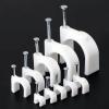 Pilipane 100 PCS 5mm Steel Nail Line Clips, for Long-Lasting Cable Fixing Clips for Neat Cord Management on Wall view 4