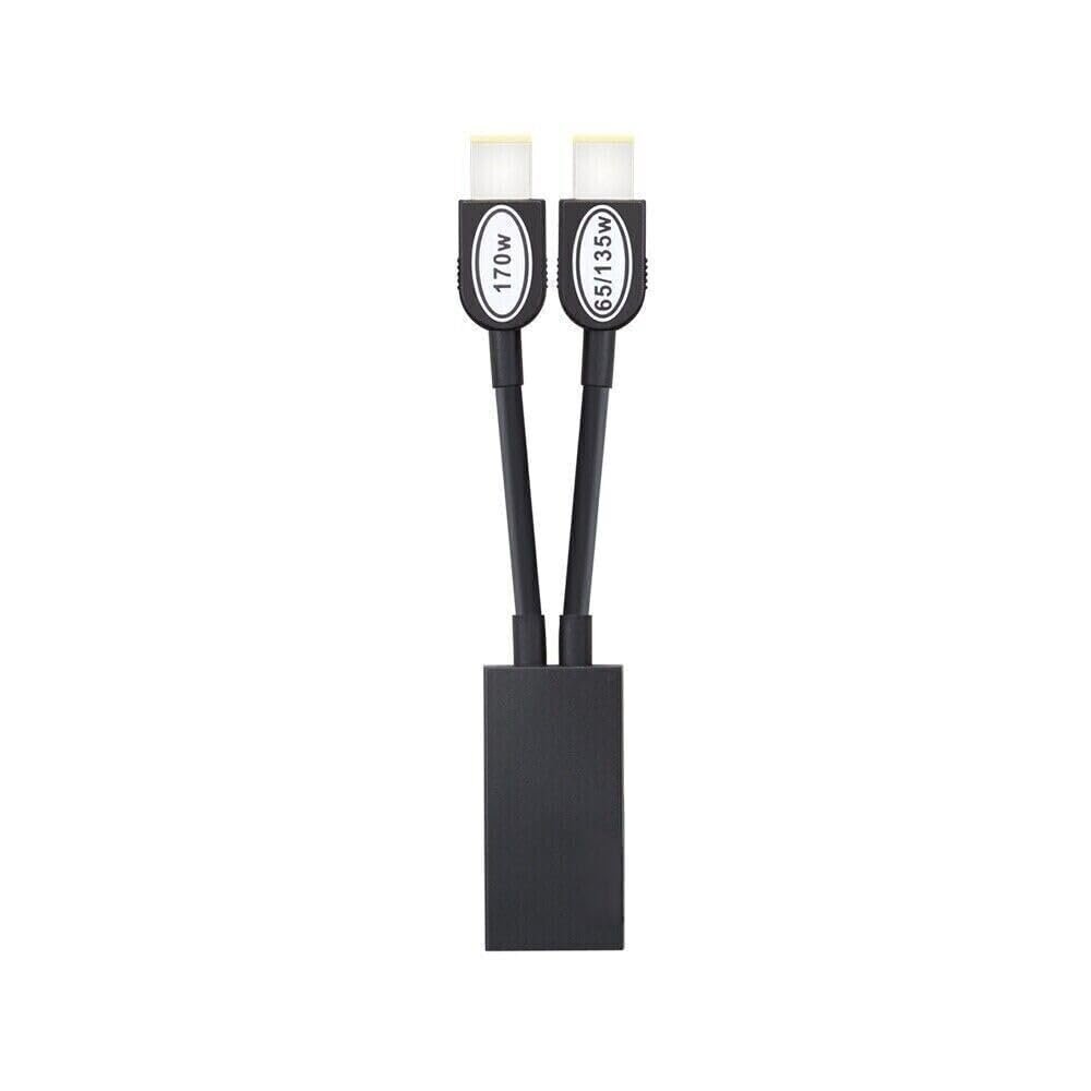 New Genuine Dock Y Cable for Lenovo ThinkPad Thunderbolt 3 Workstation Dock/Thunderbolt 3 Dock Gen 2/Thunderbolt 3 Workstation Dock Gen 2 WS Dock Y Cable 5C10V25716