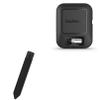 BoxWave Stylus Pouch Compatible with Garmin inReach Messenger - Stylus PortaPouch, Pen Stylii Holder Carrier Portable Self-Adhesive - Jet Black view 1