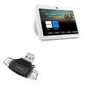 BoxWave Smart Gadget Compatible with Amazon Echo Show 8 (3rd Gen 2023) - AllReader SD Card Reader, microSD Card Reader SD Compact USB - Jet Black view 1
