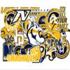 25 PCS Nashville American Predators Hockey Stickers for Water Bottle, Laptop, Bicycle, Computer, Motorcycle, Travel Case, Car Decal Decoration Stickers view 1
