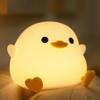 YuanDian Dodo Duck LED Night Light - Cute Silicone Duck Lamp for Bedrooms, Living Room - Rechargeable, Touch Sensor Bedside Table Lamp view 1