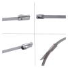 10/200Pcs Stainless Steel Cable Ties Reusable Self-Sealing Fastening Metal Hardware Cable Organizer (Color : 30 pcs, Size : 4.6x800mm) view 4