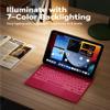 GreenLaw for iPad 11th(A16,2025)/10th(2022) Generation Case with Keyboard, Magic-Style Keyboard Stand, 7 Color Backlit, Stain-Resistant Surface, Multi-Touch Trackpad, Viva Magenta view 4