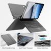 GreenLaw for iPad 11th(A16,2025)/10th(2022) Generation Case with Keyboard, Magic-Style Keyboard Stand, 7 Color Backlit, Stain-Resistant Surface, Multi-Touch Trackpad,Obsidian Black view 3
