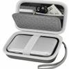 ALKOO Case for HP Sprocket Portable 2x3/ for Canon for Ivy/for Ivy 2 Mobile Mini CLIQ CLIQ+ CLIQ2 CLIQ+2 Instant Camera Photo Printer, Wireless Bluetooth Printer Box for Paper & Cable (Grey) view 1