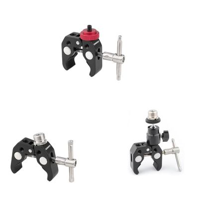 CAMVATE Super Clamp + Crab Clamp Articulated 1/4 Mini Ball Head + Crab clamp with 5/8"-27 thread