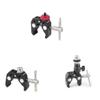 CAMVATE Super Clamp + Crab Clamp Articulated 1/4 Mini Ball Head + Crab clamp with 5/8"-27 thread view 1